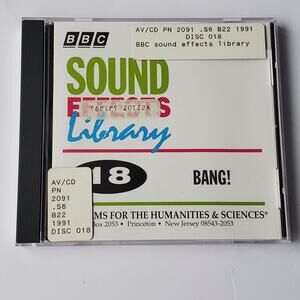 BBC Sound Effects Library International Disc 18 Bang! CD 1991
